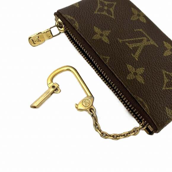 Louis Vuitton Pochette Clé Wallet/Coin Case, Monogram Canvas, M62650, Free Sh... - Picture 9 of 9